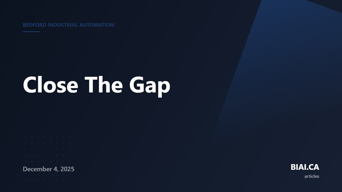 Close The Gap